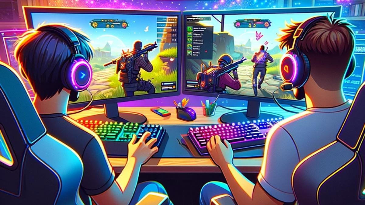 free multiplayer games steam displayed on a PC gaming setup